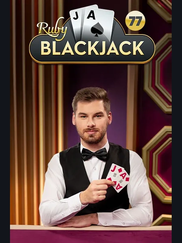 Blackjack 77 Ruby at Double Bubble Casino