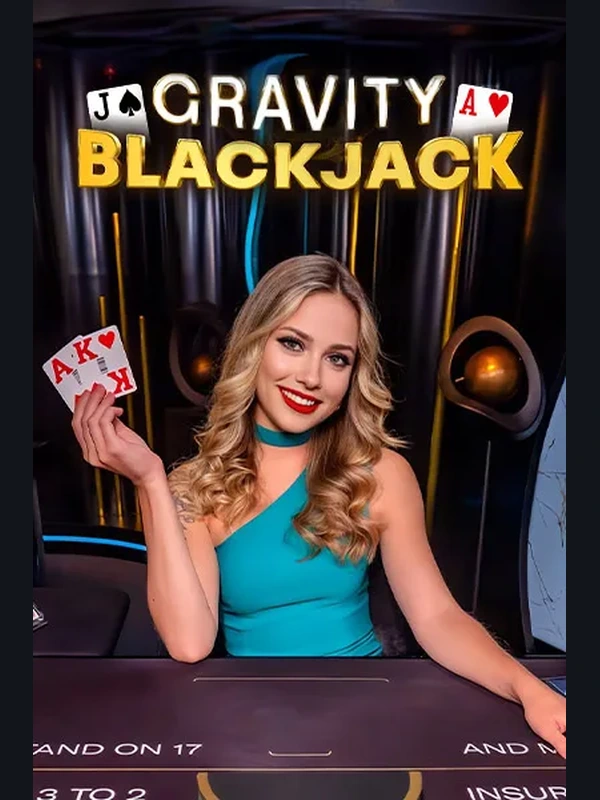 Gravity Blackjack at Double Bubble Casino