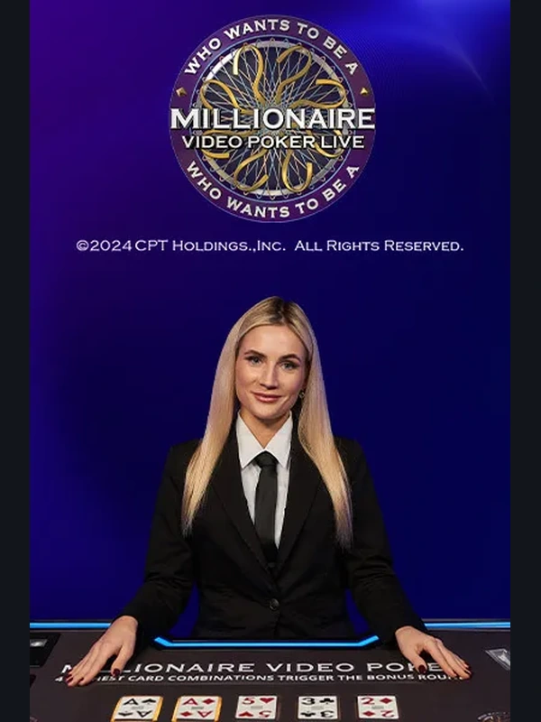 Who Wants to Be a Millionaire Video Poker Live at Double Bubble Casino